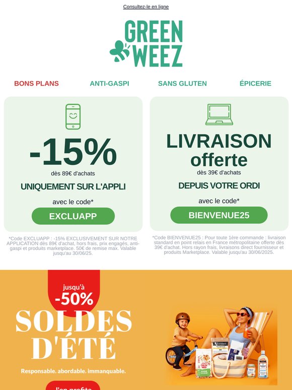 2ème jour SOLDES : jusqu'à -50%