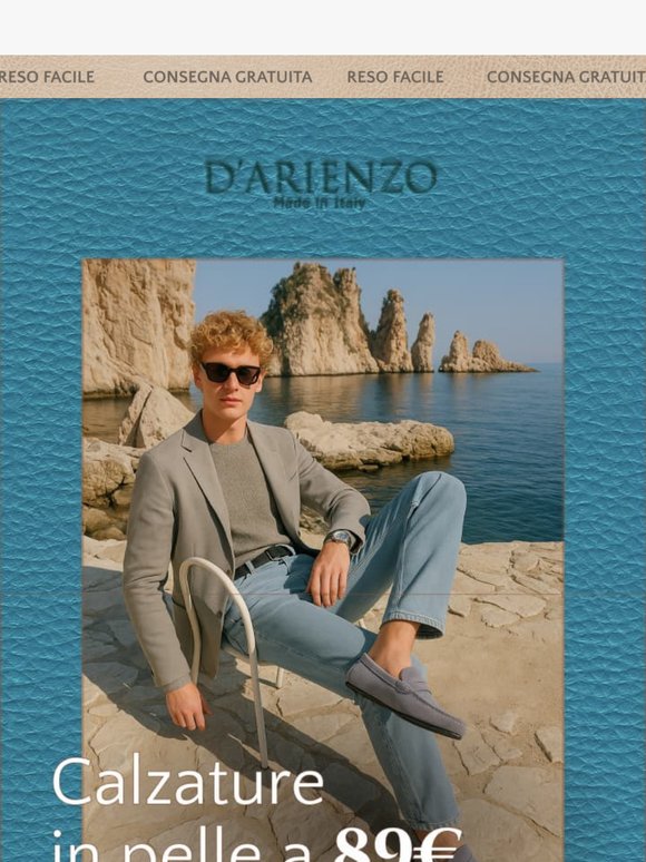 Ultimi numeri: calzature in pelle a 89€ 😱