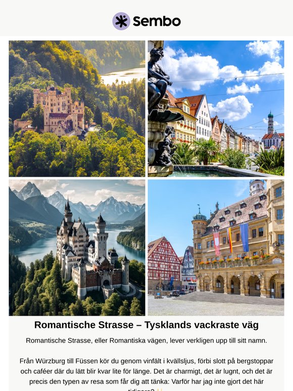 🌸 Romantische Strasse: Tysklands mest förtrollande väg 🏰