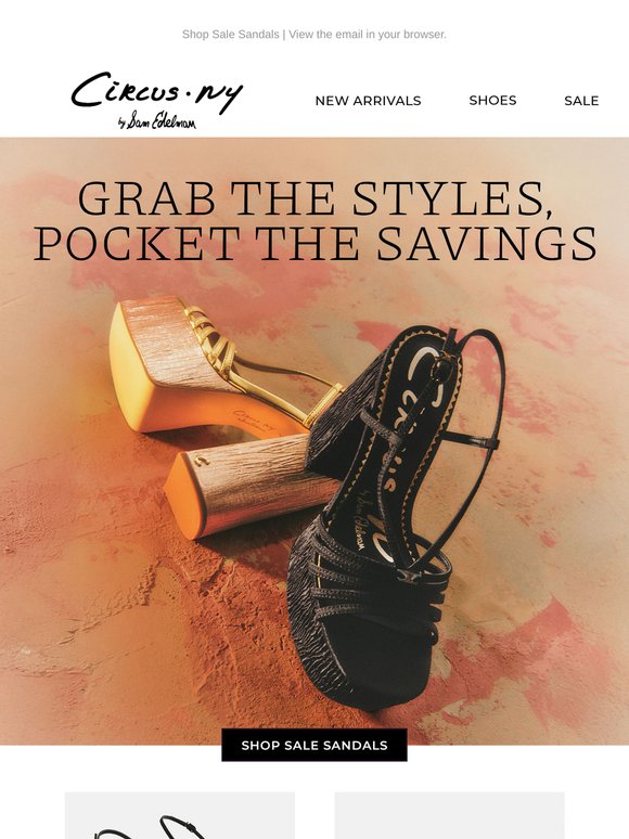 Sandal Steals = Major Feels
