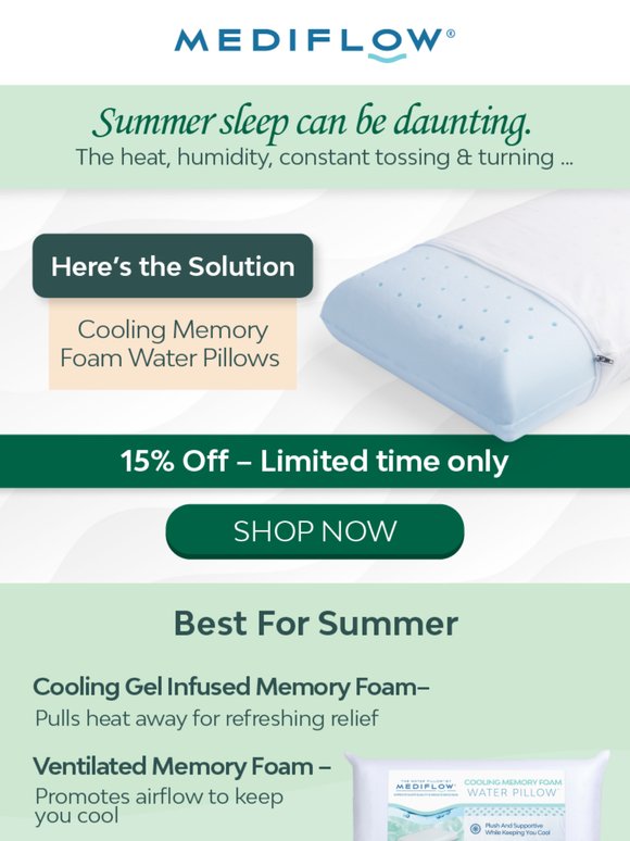 💧Your Summer Sleep Fix Is Here