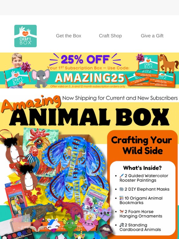 Amazing Animals + amazing savings—see what’s inside! 🐘🎨