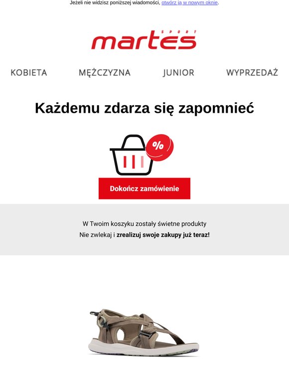 W koszyku pozostawiłeś świetne produkty! Wróć do koszyka i kup je, zanim zrobią to inni!