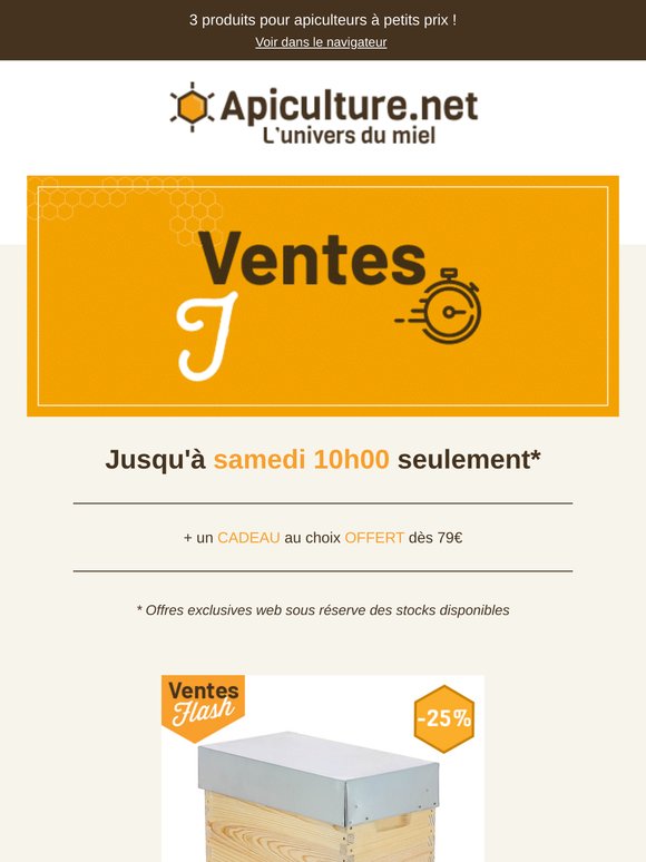 ☆ Flash 48h : -25% sur la ruchette à tenons