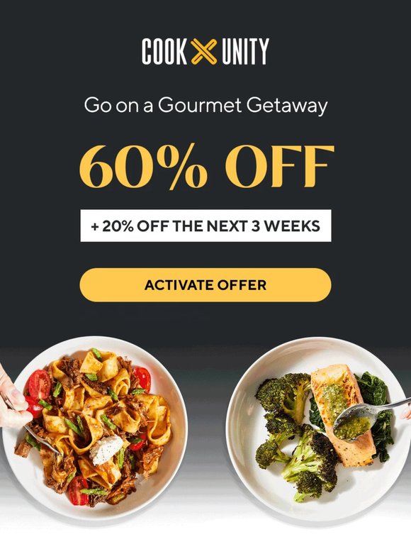 60% off amazing flavors ✅