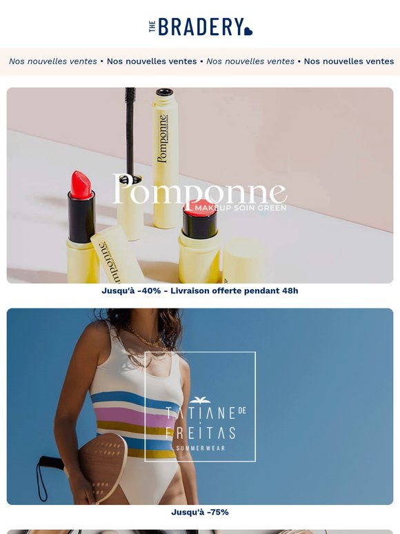 Pomponne, jusqu'à -40% 💄