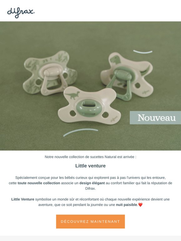 NOUVEAU ! Découvrez les sucettes Little Venture ✨