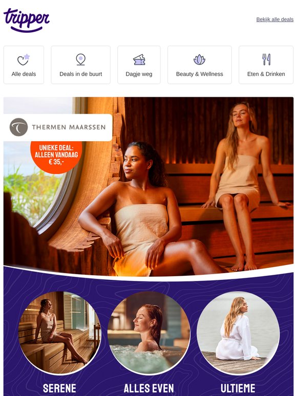 Unieke kans: Thermen Maarssen voor €35,- 🪷