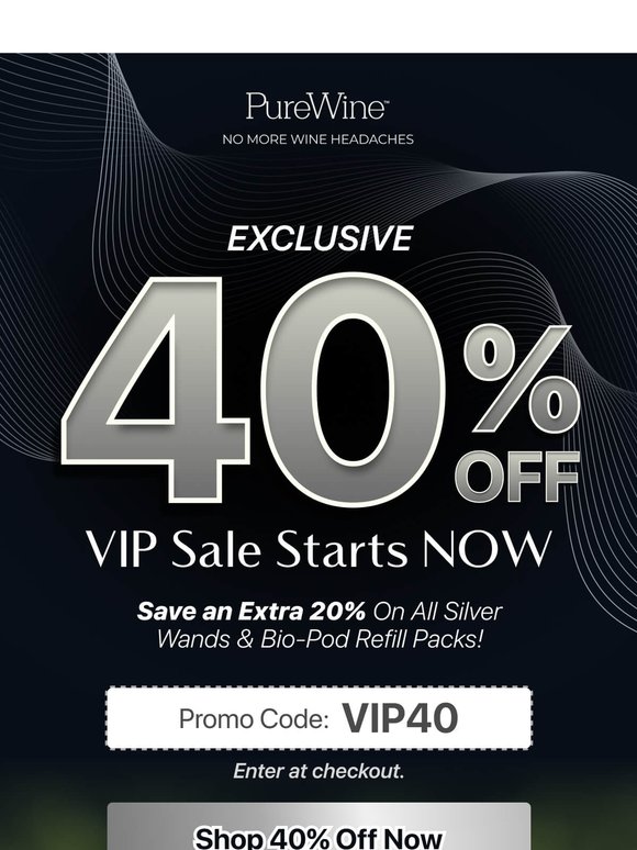 40% Off Happening Now! 😱