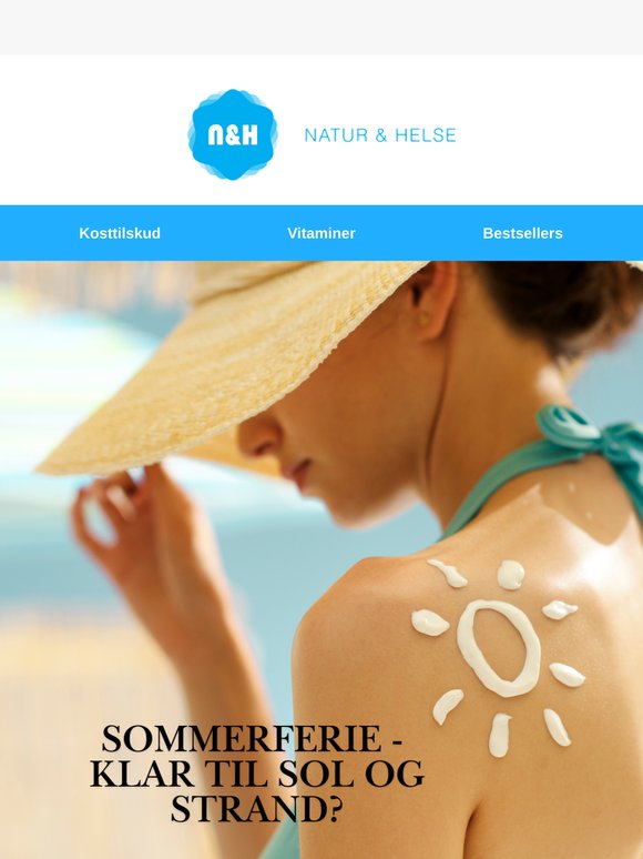 Naturlig solbeskyttelse med Tiosol til sommerferien