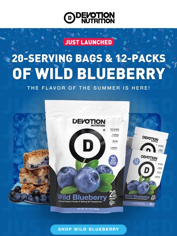 👉 JUST LAUNCHED: 2 New Wild Blueberry Sizes
