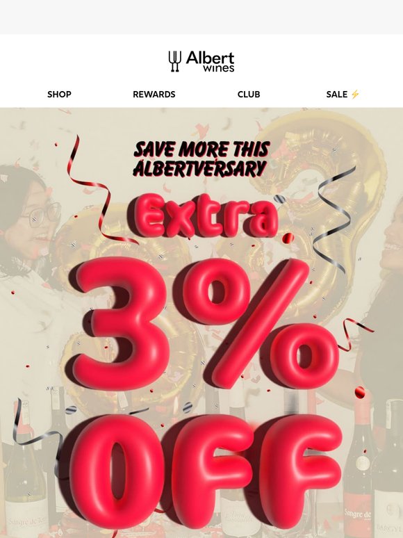 🔥 Members Get More – Extra 3% OFF Inside!