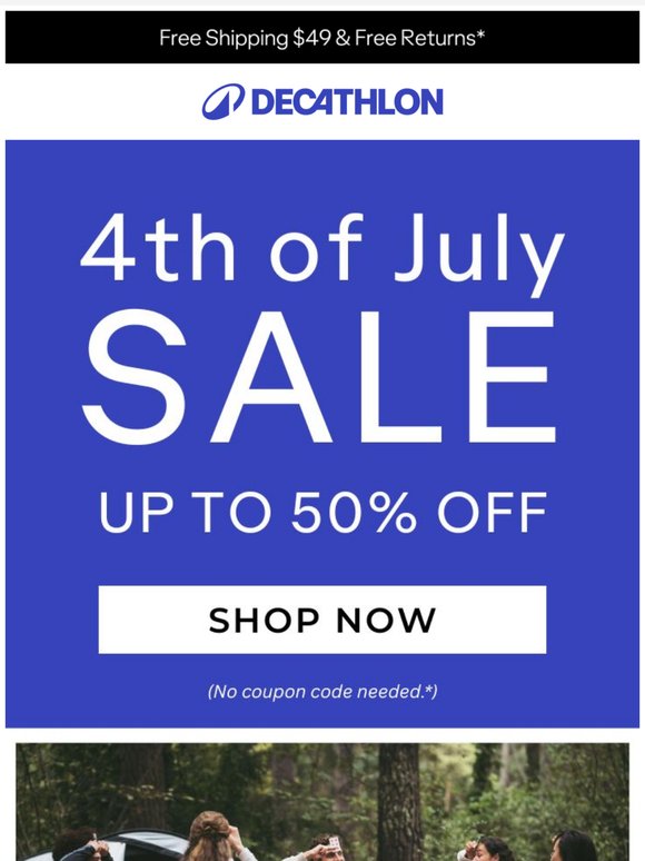 Up to 50% Off - 4th of July Sale 🎉