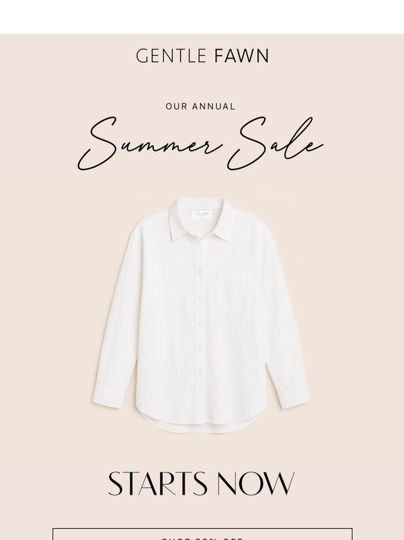 Annual Summer Sale on NOW!