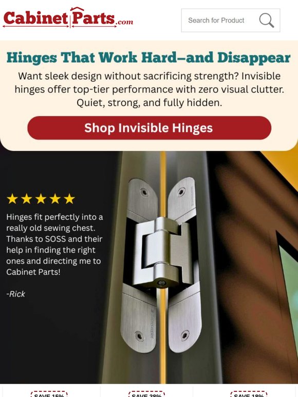 Want Flush Doors? Use These Hinges