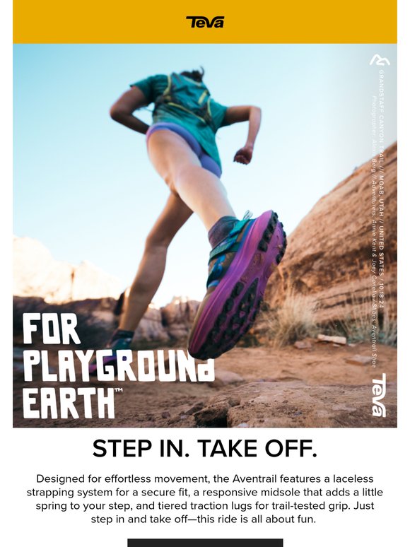 The Aventrail shoe is ready when you are.