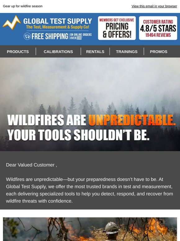 Stay Ready for Wildfire Season—Detect, Measure, Protect