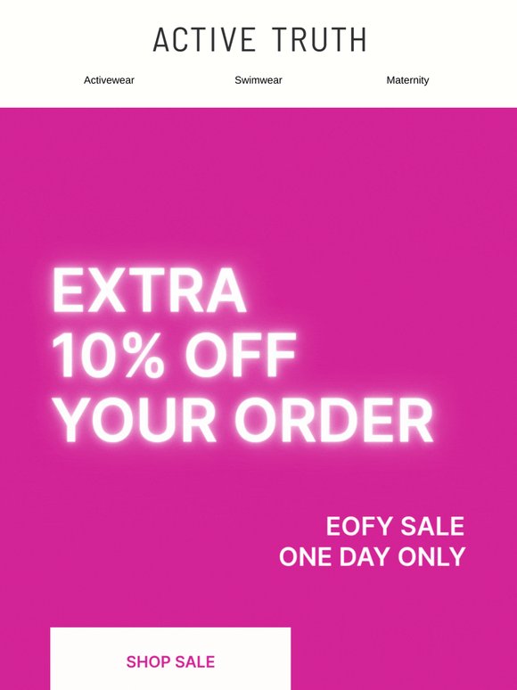 Today Only: Extra $$$ off 🤑