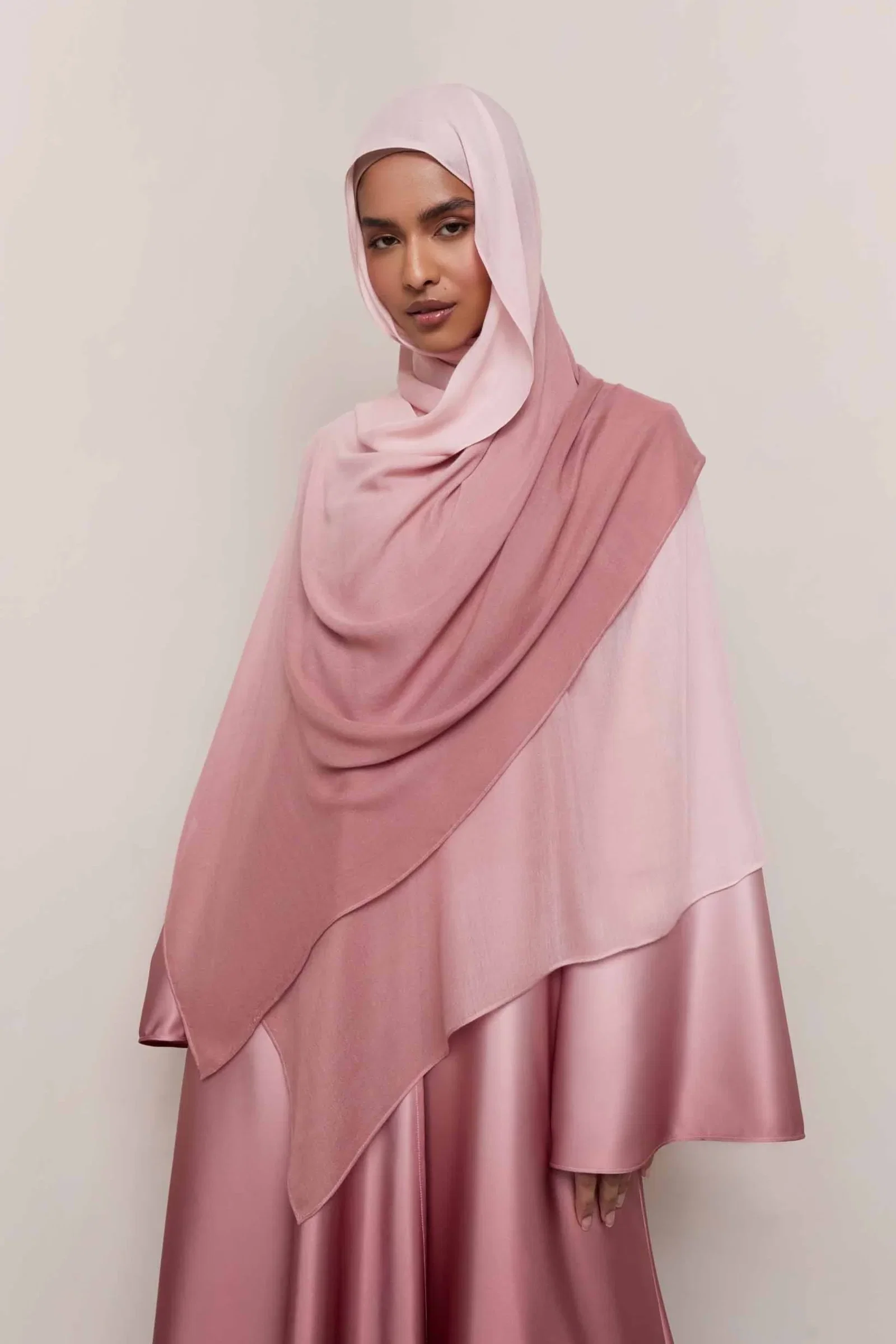Image of Ombre Modal Hijab - Pink Pearl
