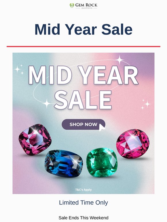 Mid Year Gemstone Sale - Limited Time
