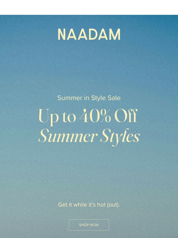 The Summer Sale is live