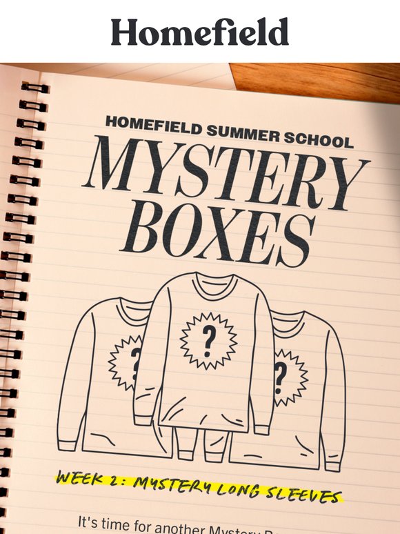 This weekend in summer school: Mystery long sleeves!