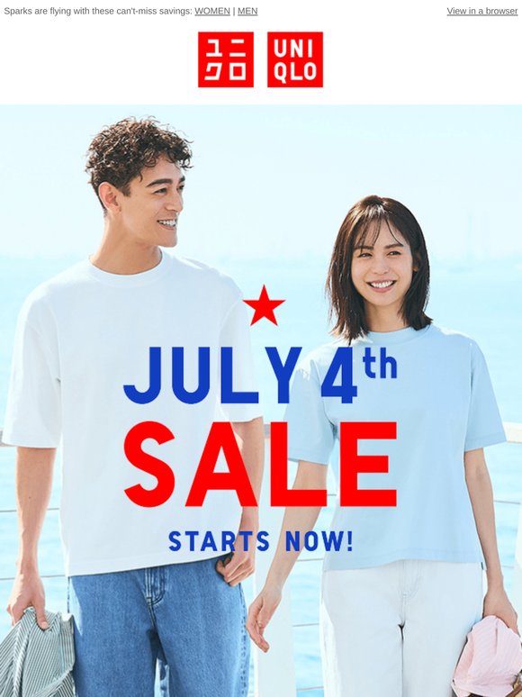 Our July 4th Sale starts NOW!
