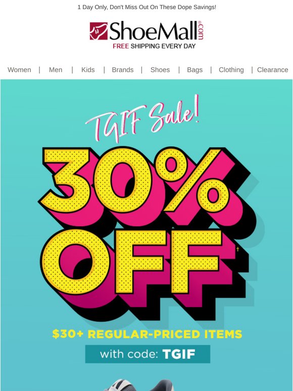 TGIF! 30% Off All That Retro Kicks