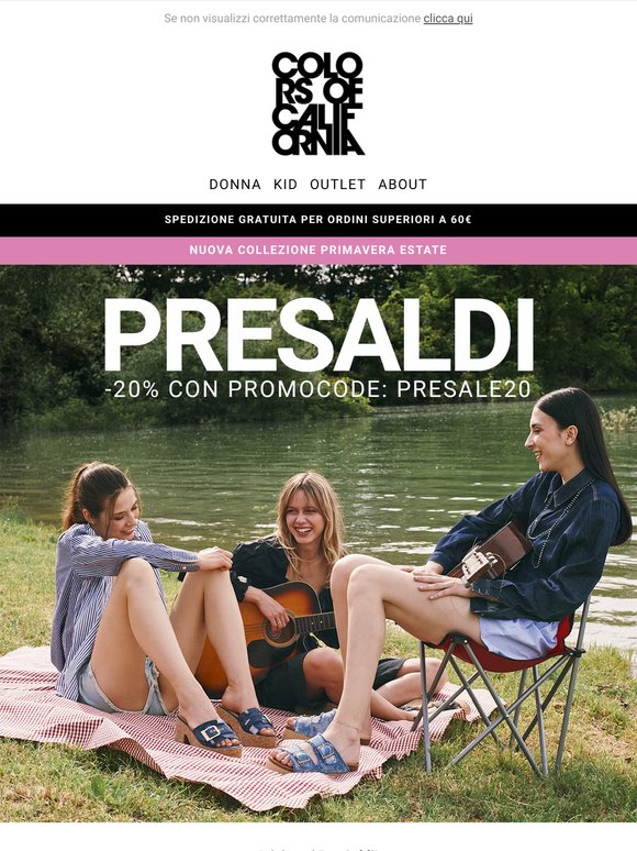 Iniziano i Pre Saldi ❤️‍🔥​ -20% per te