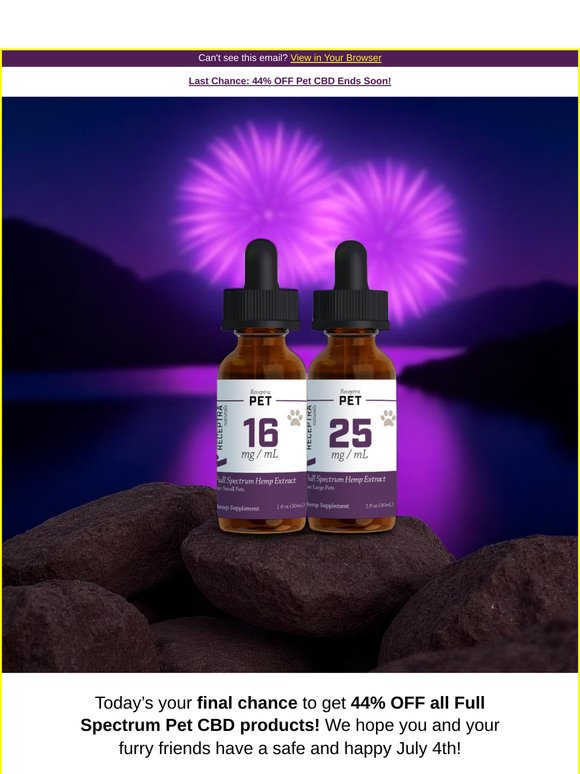 Last Chance: 44% OFF Pet CBD Ends Soon!🎉