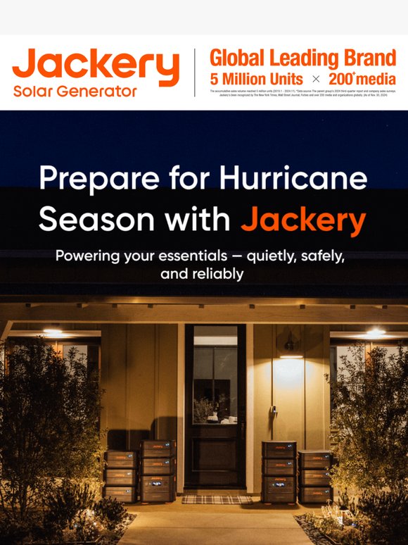 🌪️Prepare for Hurricane Season with Jackery