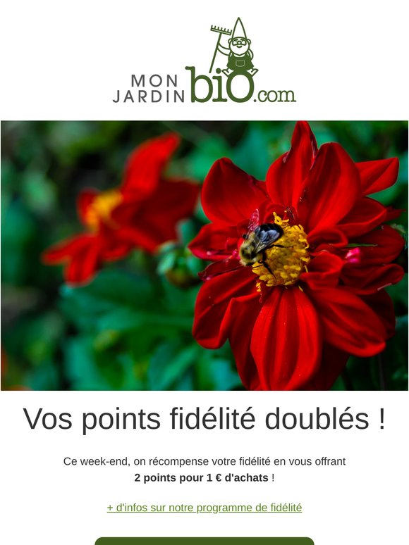 L'été est là, on double vos points fidélité ce week-end