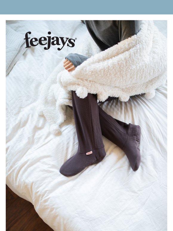 Slip into a pair of Feejays and stay cozy for a lifetime!