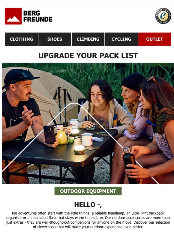These outdoor accessories make your adventure perfect