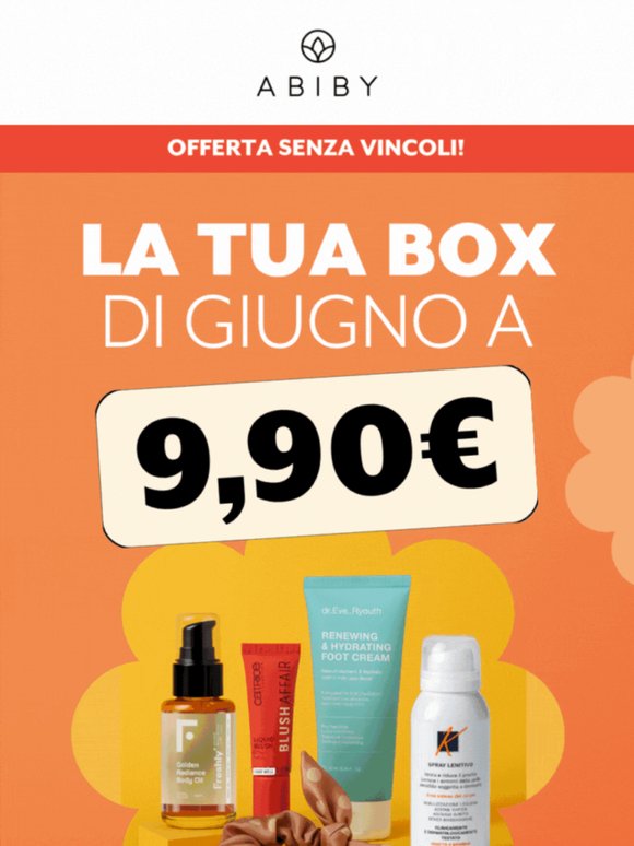 -15€ di sconto sulla tua prima box! ✨