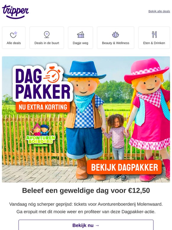 Dagpakker: Avonturenboerderij Molenwaard