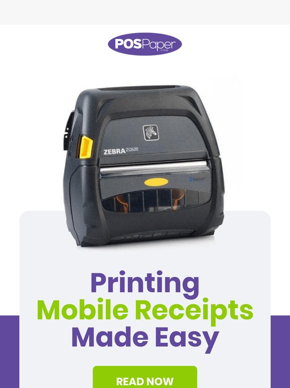 Print receipts from your mobile?