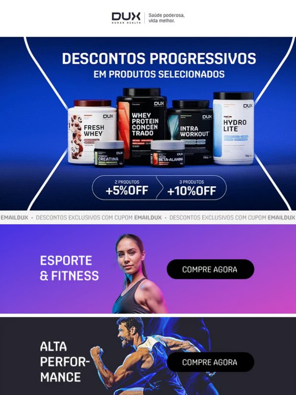 🚨ÚLTIMO DIA: Descontos progressivos + CUPOM