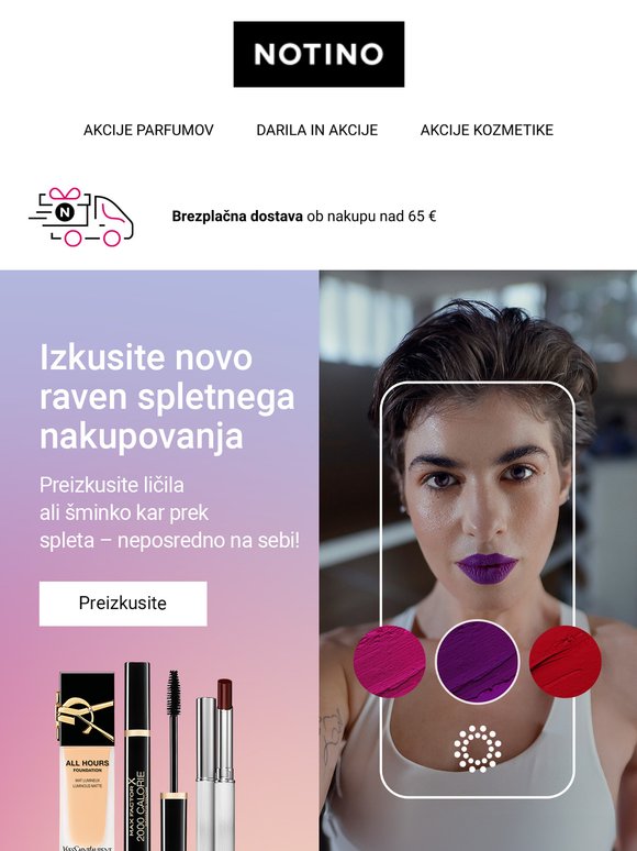 Ličila preizkusite še pred nakupom