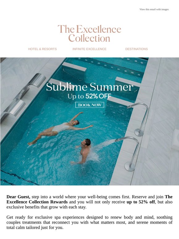 Escape to tranquility for up to 52% off, Dear Guest