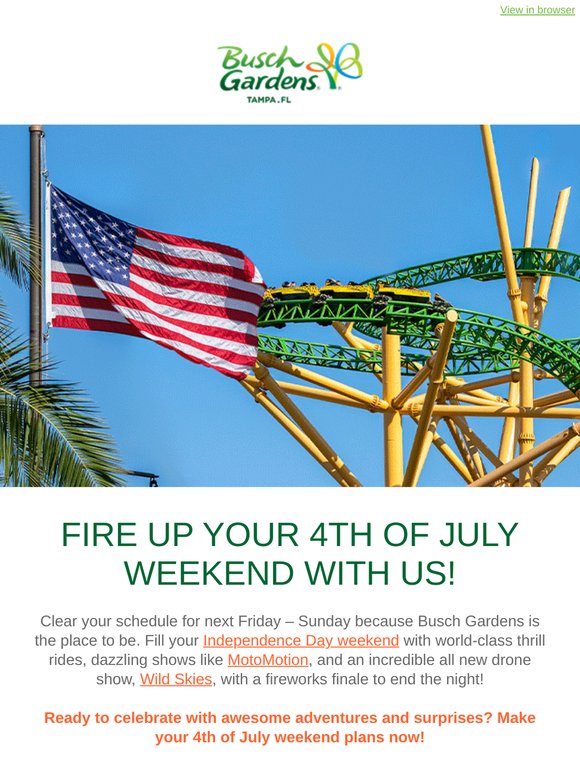 Join Us Next Friday through Sunday for 4th of July Fun!