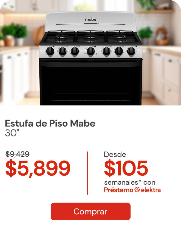 Estufa de piso Mabe