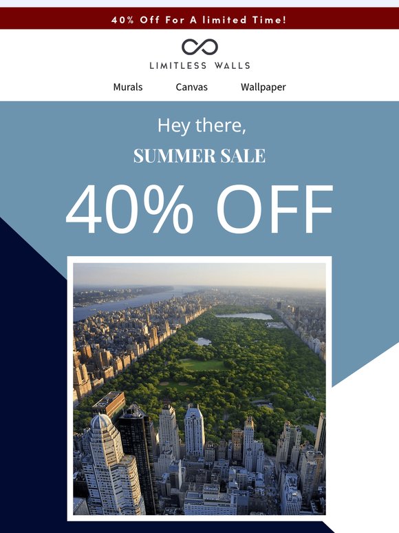 Dive into Summer with 40% Off Deals! 🌞