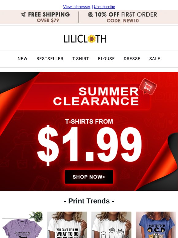 🔥 Hot Summer Deals from $1.99 – Shop Now!