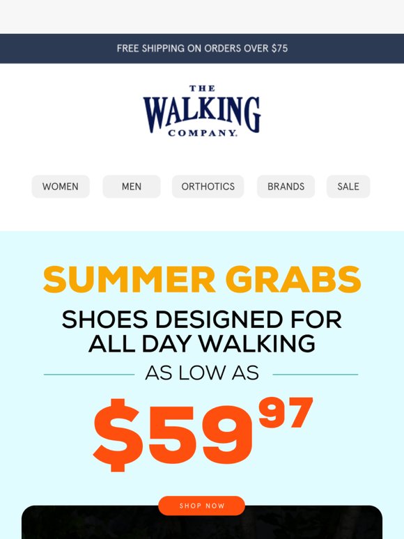 Summer Walks Start at $59.97! 👟