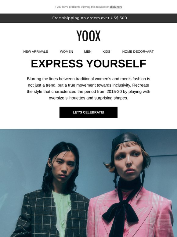 25 YEARS OF YOOX > Express Yourself
