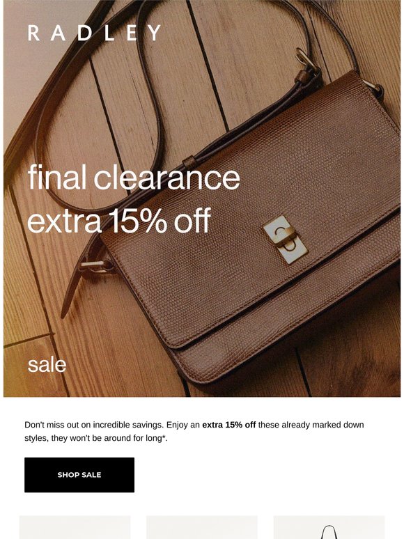 SALE: Low stock alert