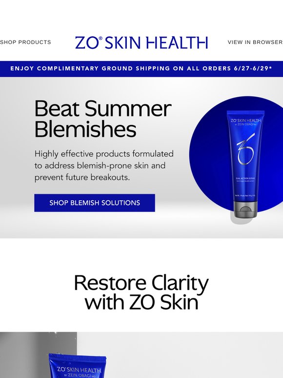 Facing Summer Breakouts?