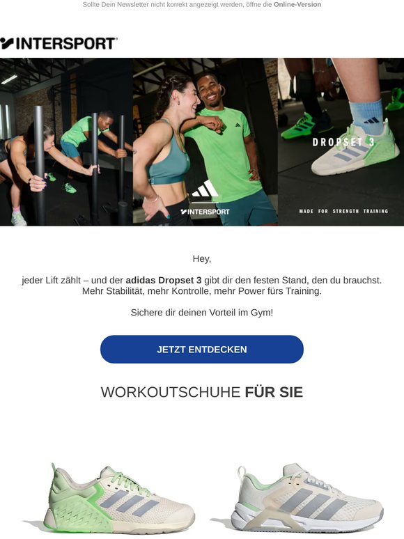 Bereit für den nächsten Lift? Der adidas Dropset 3 wartet!