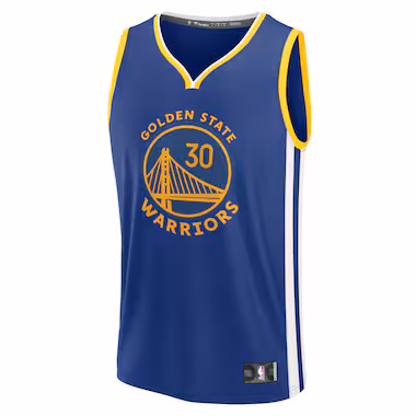 Youth Fanatics Stephen Curry Royal  Fast B...